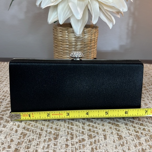 Carolee Satin Clutch 6.75”w x 3”h x 1”d - Picture 6 of 7